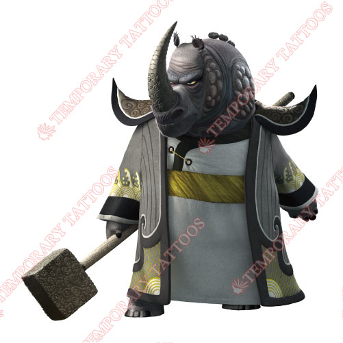 Kung Fu Panda Customize Temporary Tattoos Stickers NO.3358